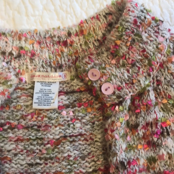 Knitted Multicolor Cape - Picture 2 of 3